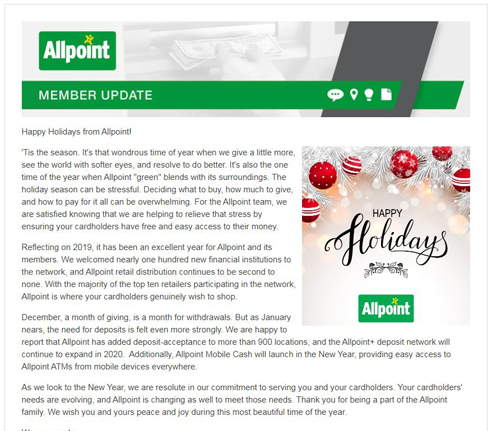 Allpoint Members Newsletter