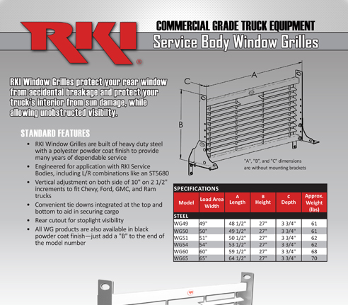 Window Grill Brochure